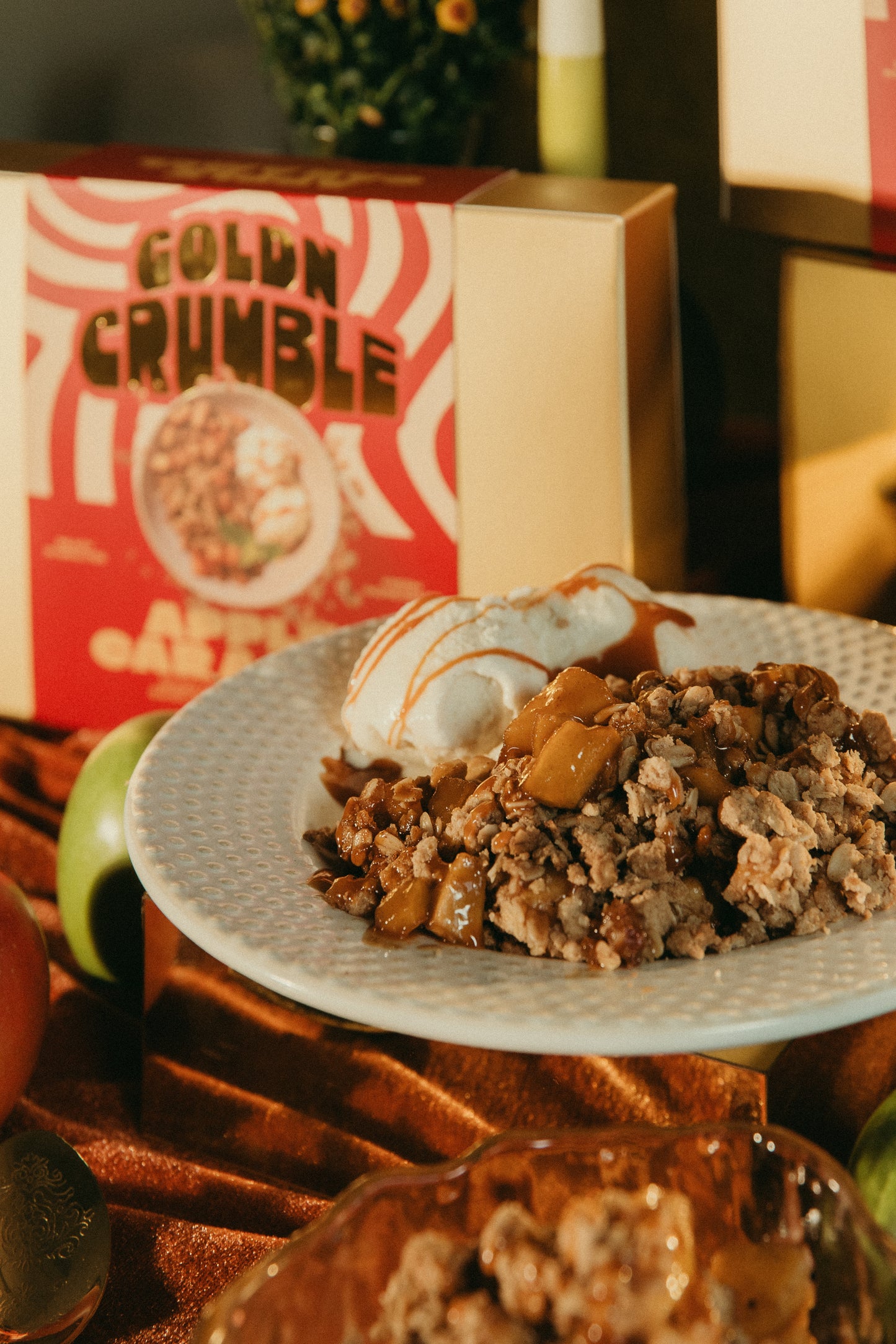 Apple Caramel Crumble