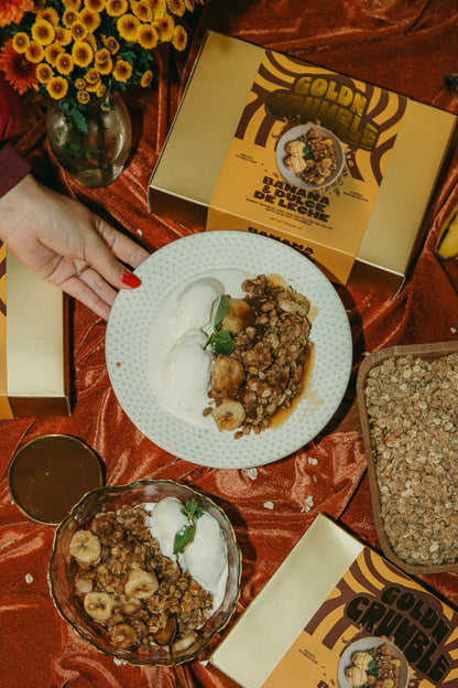 Banana & Dulce de Leche Crumble