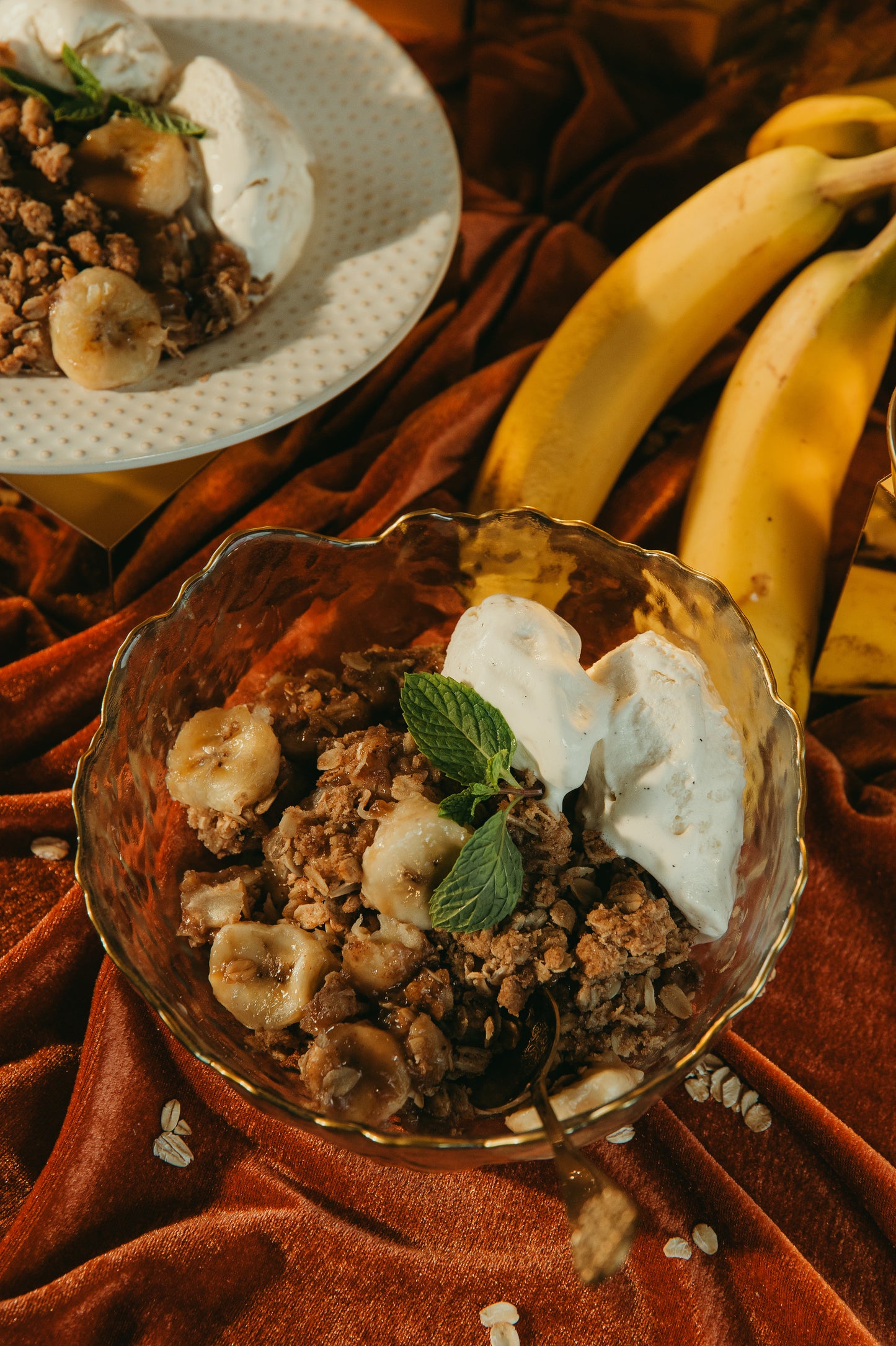 Banana & Dulce de Leche Crumble
